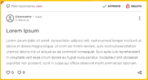 Approve-Delete-options