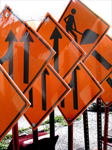File:Construction signs.jpg