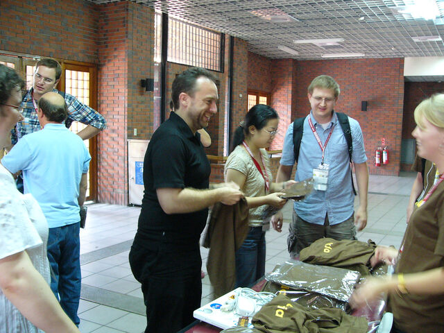 File:Wikiatshirtsatwikimania2007.jpg