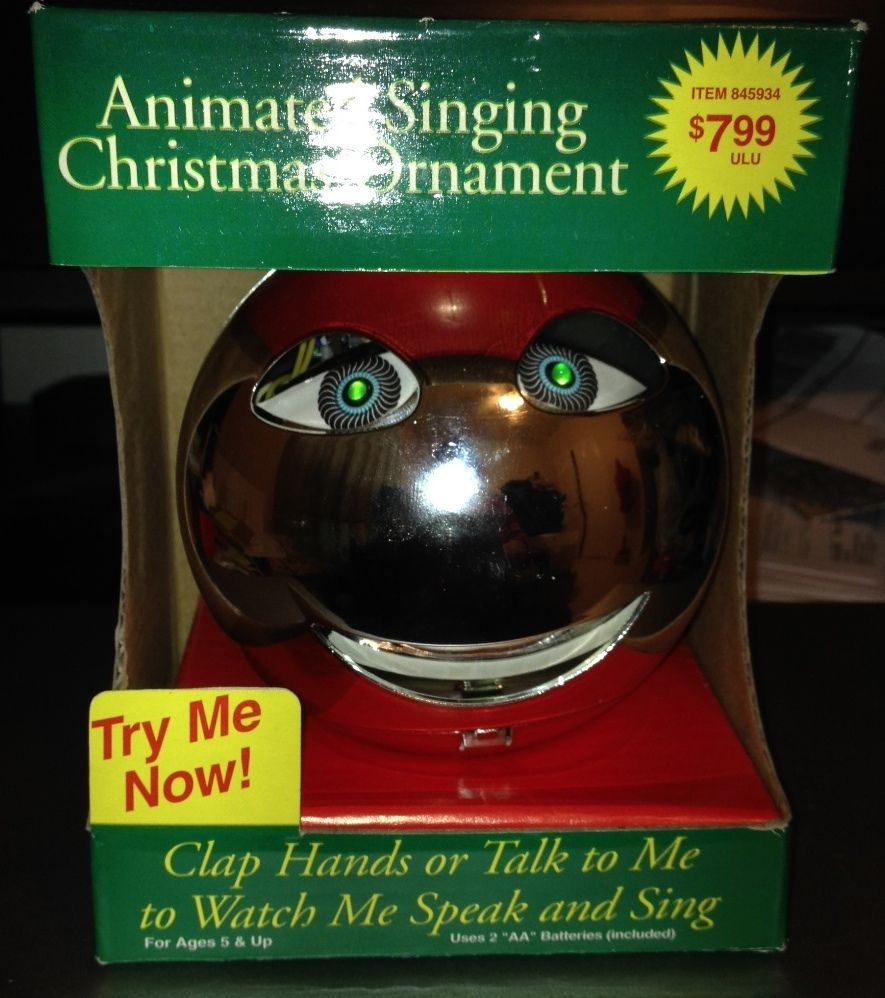 Singing Christmas Ornaments 