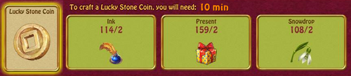 Stone coin recipe