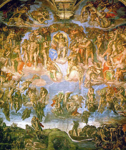 File:Michelangelo - Fresco of the Last Judgement.jpg