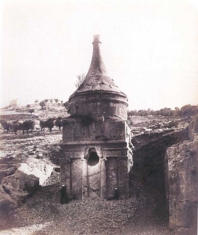 File:Yerushalayim Tomb of Absalom 1860s.jpg