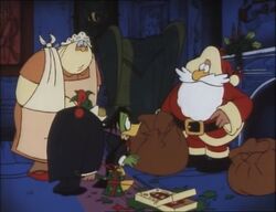 Count Duckula meets Santa
