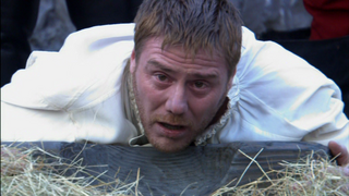 Steven Waddingto just before his death in The Tudors-Simply Henry
