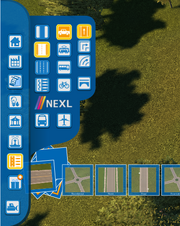 Build road menu