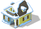 Spring Bungalow snow