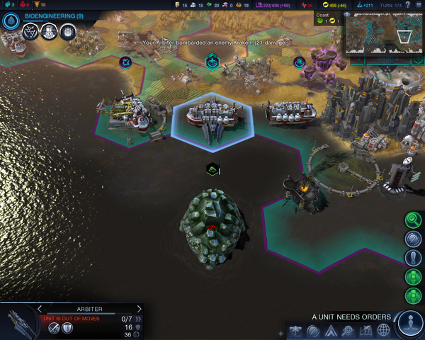 File:Yeah, the ultrasonic fence protects me. I'm hiding under a trade vessel just in case. (CivBE).png