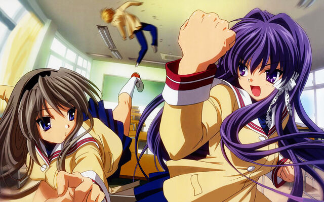 Archivo:Tomoyo y Kyou Wallpaper.jpg