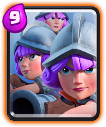 Trío de mosqueteras Clash Royale
