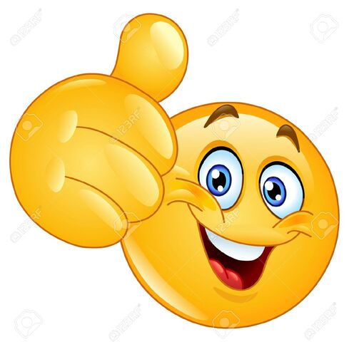 Fichier:16537110-Emoticon-montrant-pouce-vers-le-haut-Banque-d'images.jpg