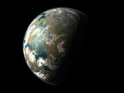 The Earth showing Dalaar, Antheus and Lleimilla