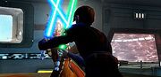James dueling Shaak Ti