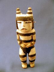 Koshare kachina 19th cent-1-