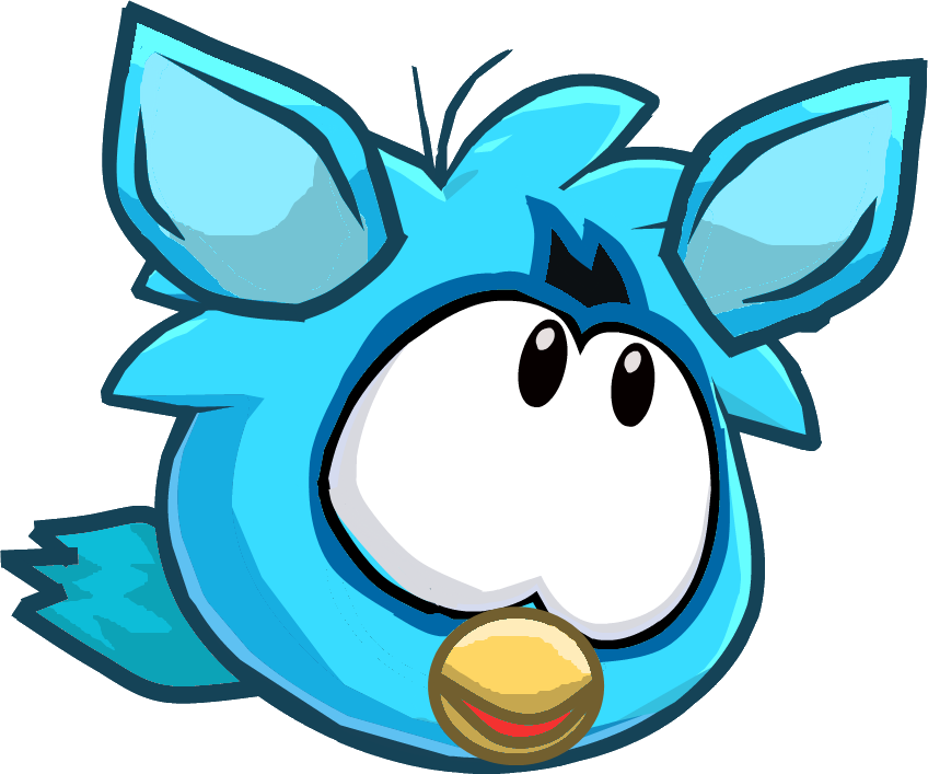 Imagen Puffle Furby Celeste Furby Club Penguin Png