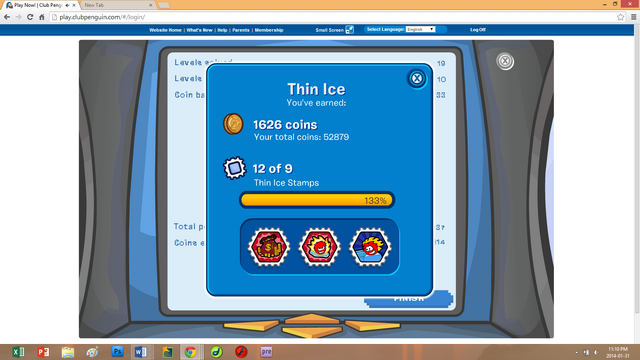 File:Club Penguin—Thin Ice All Stamps Earned Extra Stamp(s) Glitch—Benny75527.png