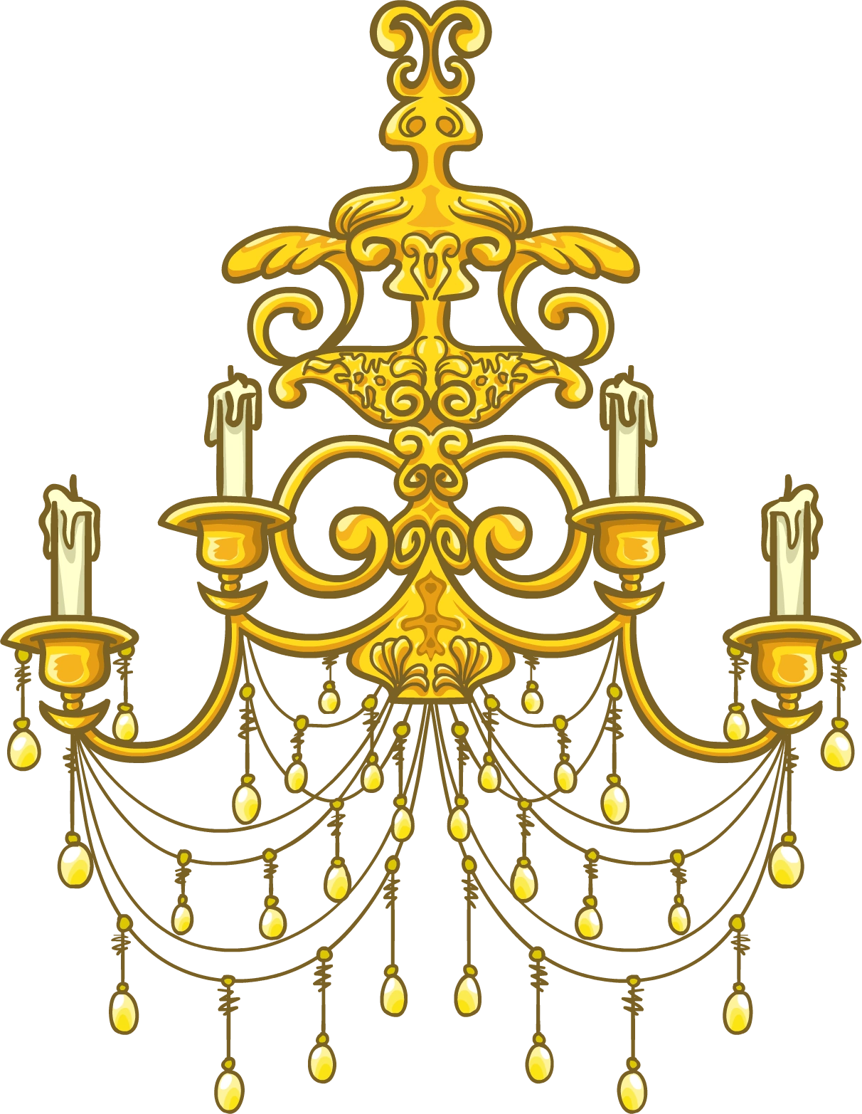 Gold Chandelier Club Penguin Wiki FANDOM powered by Wikia