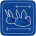 Blueprint Fuzzy Slippers icon