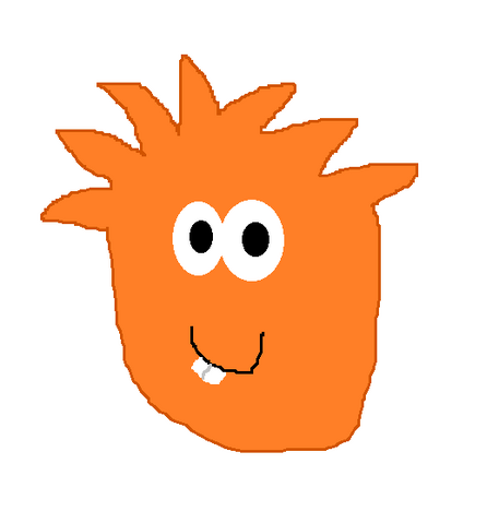 File:ORANGE PUFFLE DRAWING.png