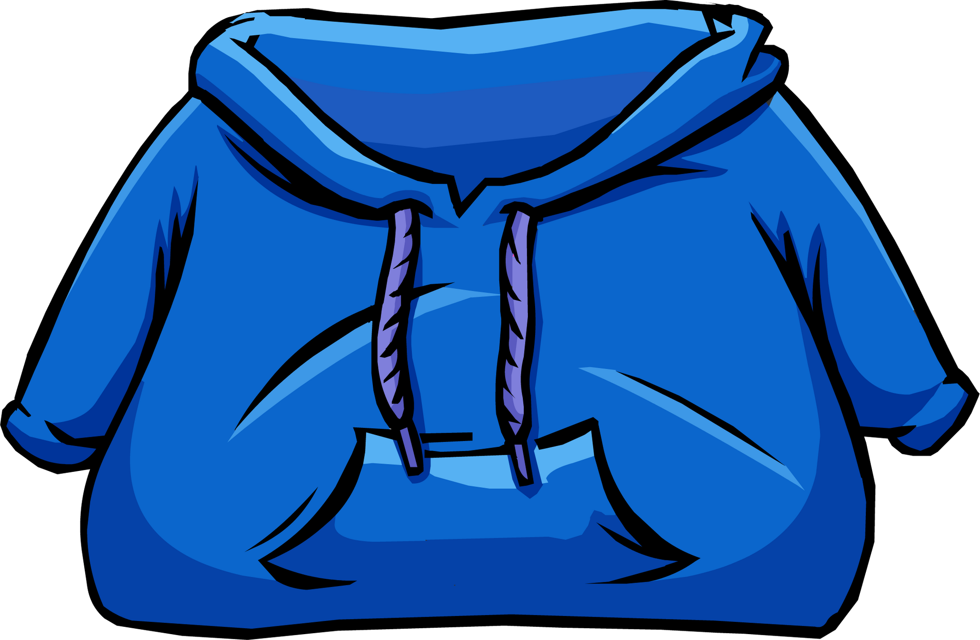 Download Image - Blue Hoodie clothing icon ID 4009.png | Club ...
