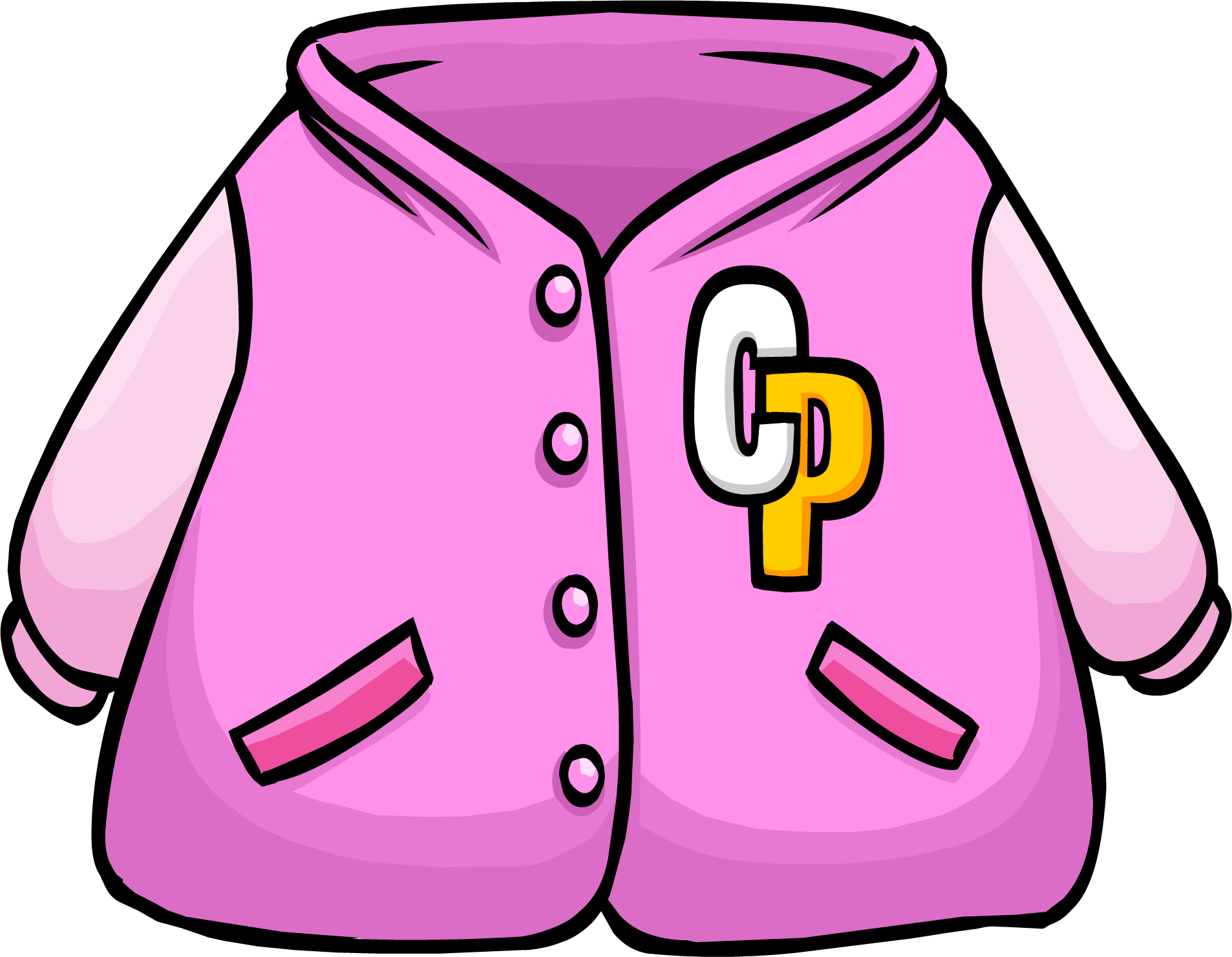 Image - Pink Letterman Jacket clothing icon ID 279.png ...