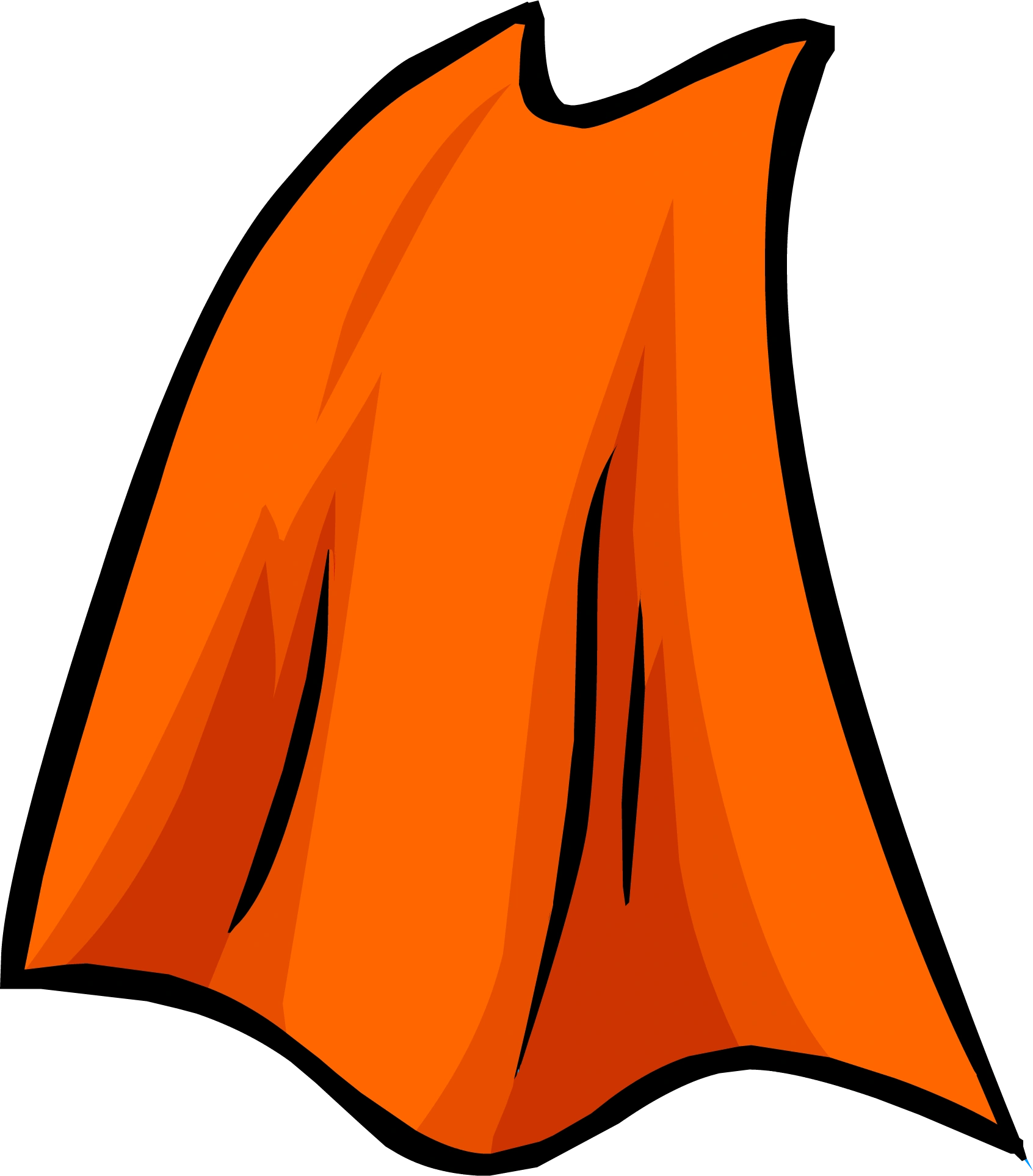 Image - Orange Cape.png | Club Penguin Wiki | FANDOM powered by Wikia