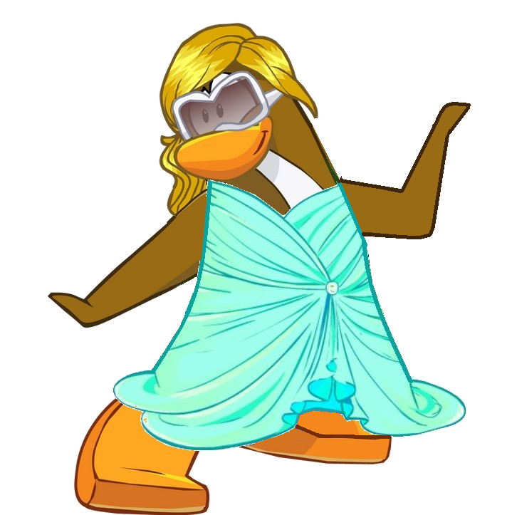 Image - Female Penguin in Prom Dress.png | Club Penguin Wiki ...