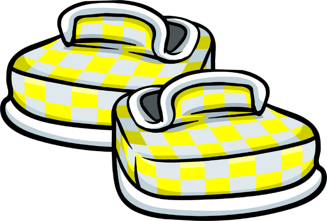 File:Yellow Checkered Shoes icon.png