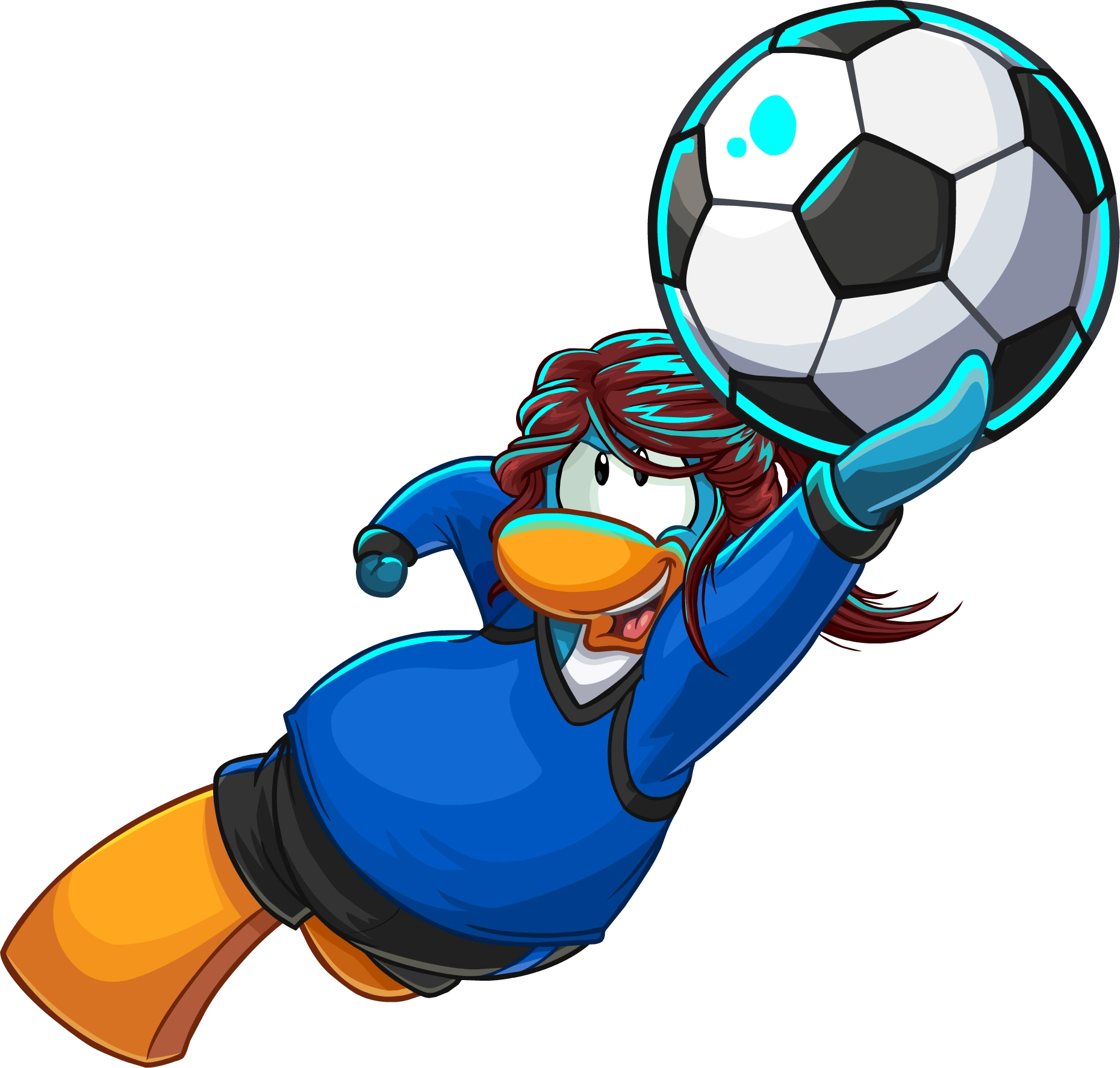 Image Female Penguin Soccer Ball PC.png Club Penguin Wiki FANDOM