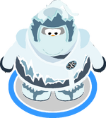 Snow suit in-game
