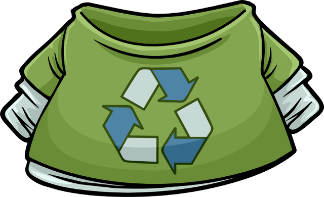 File:Green Recycle T-Shirt icon.png