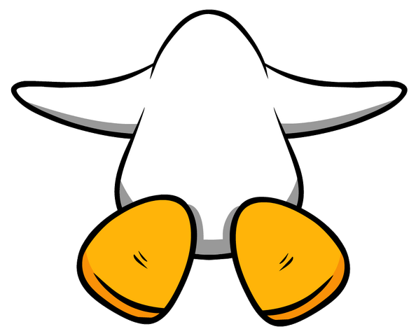 File:White Penguin flying.png