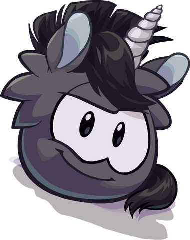 File:Unicorn Puffle Black.png