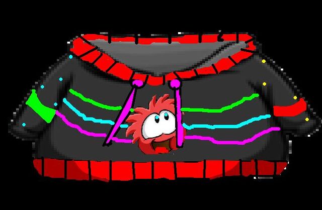 File:Neon Red Puffle Hoodie.jpg
