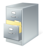 Windows file cabinet .cab icon