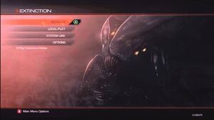 Menu de Extinction CoDG.jpg