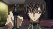 Lelouch jouant aux échecs
