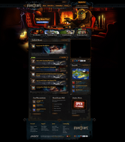 RuneScape homepage