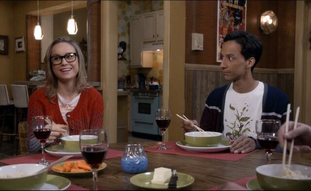 File:Rachel and Abed eating noodles.jpg