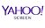 Yahoo Screen white logo