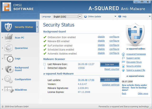 File:A Squared Anti-Malware Screenshot.jpg