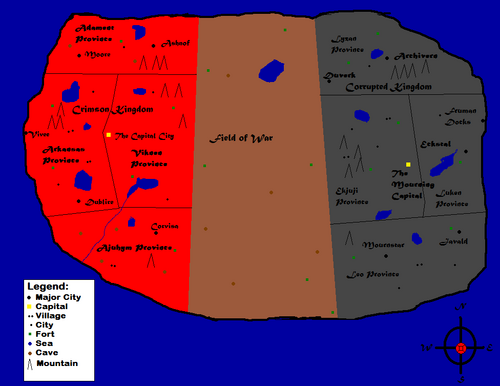 Divided Realm Map