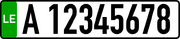 Lecrotia License Plate