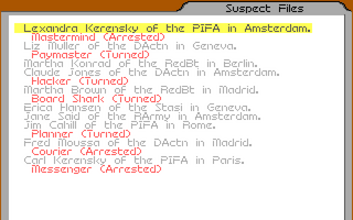 Document Review Suspects