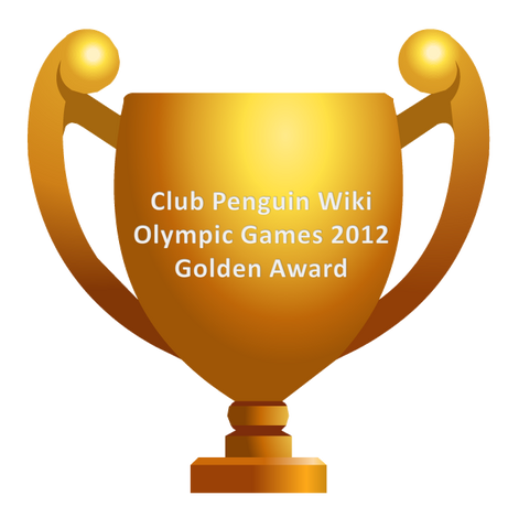 File:Club Penguin Wiki Olympic Games August 2012 Gold Award.png