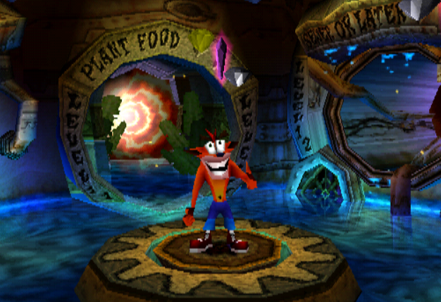 warp zone 3 egouts crash bandicoot 2 cortex strikes back