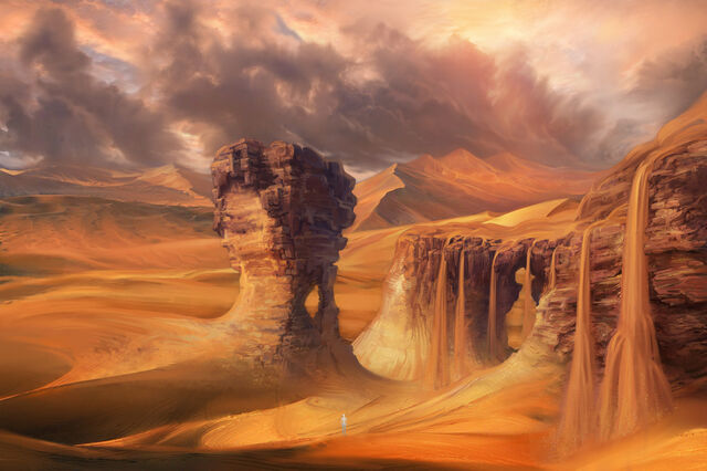 File:Desert waterfall concept by patheagames-d5h55hb.jpg