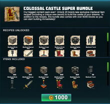 Creativerse Colossal Castle super bundle R41 01