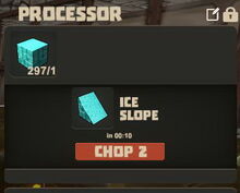 Creativerse Ice to Slopes in Processor