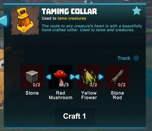 Taming collar